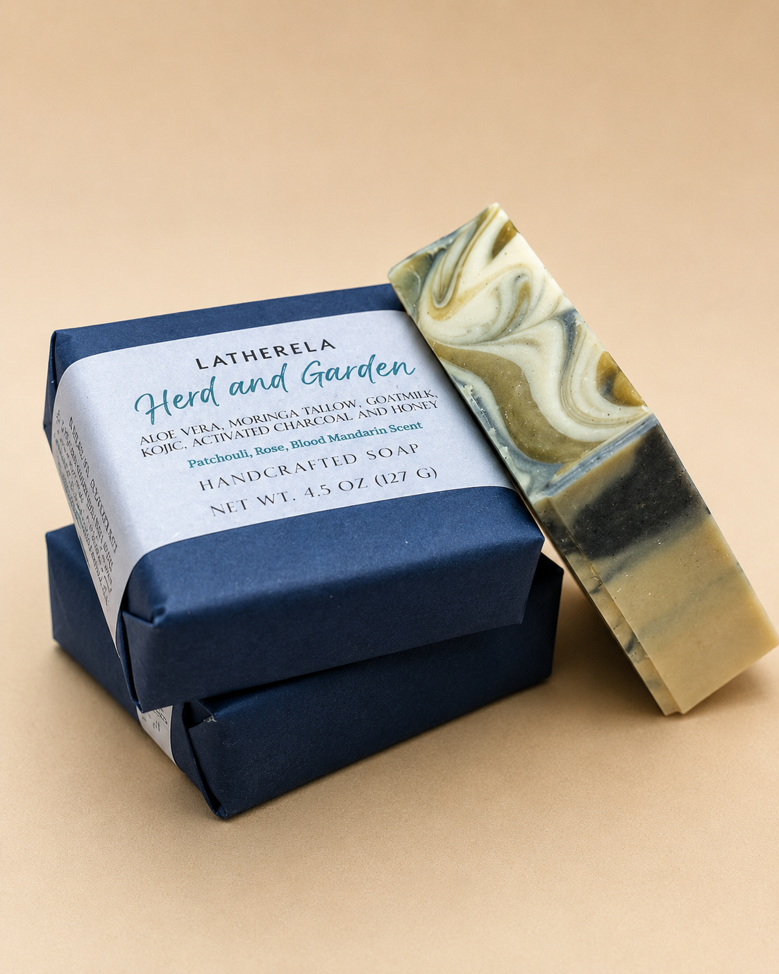 Herd & Garden | Aloe Vera, Moringa & Charcoal Goat Milk Soap