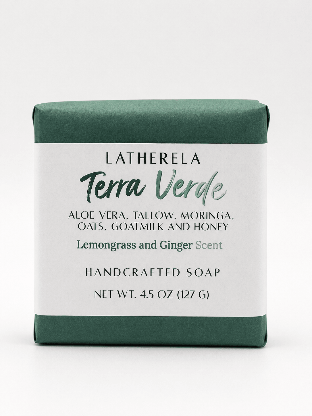 Terra Verde Handcrafted Tallow Soap | Aloe Vera, Moringa, Goat Milk, Oats & Honey - Latherela