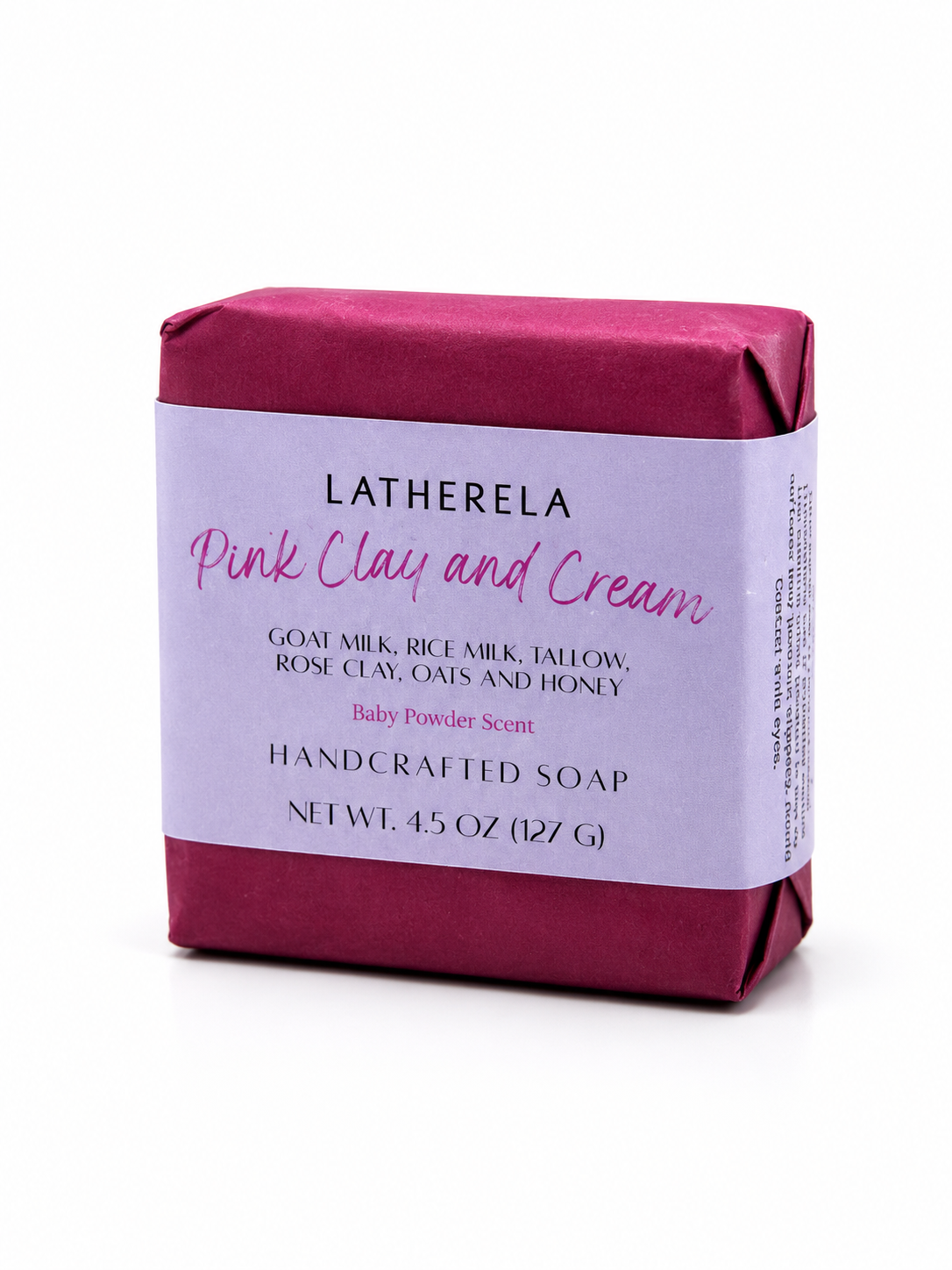 Pink Clay & Cream | Goat Milk, Honey & Rose Clay Soap