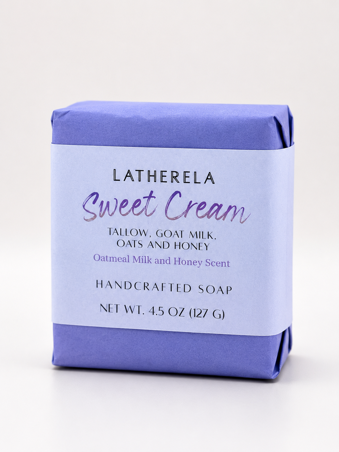 Sweet Cream Soap | Goat Milk, Honey & Oat Cold Process Soap
