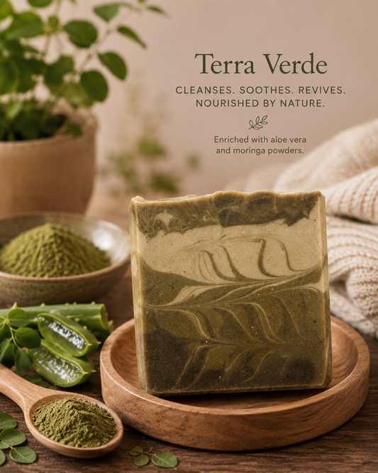Terra Verde: Green Clay & Moringa Bar